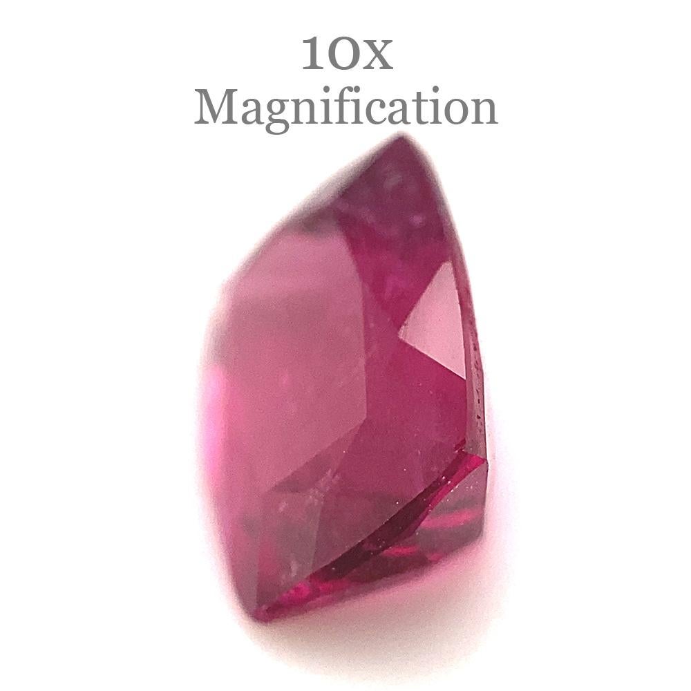 2,52ct Turmalina rosa púrpura de Brasil en cojín en venta 9