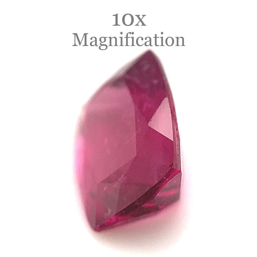 2.52ct Cushion purplish Pink Tourmaline from Brazil For Sale 7