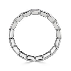 2.53 Carat Radiant Band Brilliant White 18K Gold A Classic Statement Heirloom