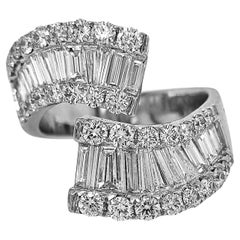 2.53 Carat White Diamond White Gold Ring
