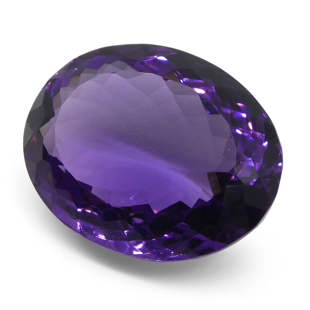 25.37 ct Oval Amethyst For Sale 1