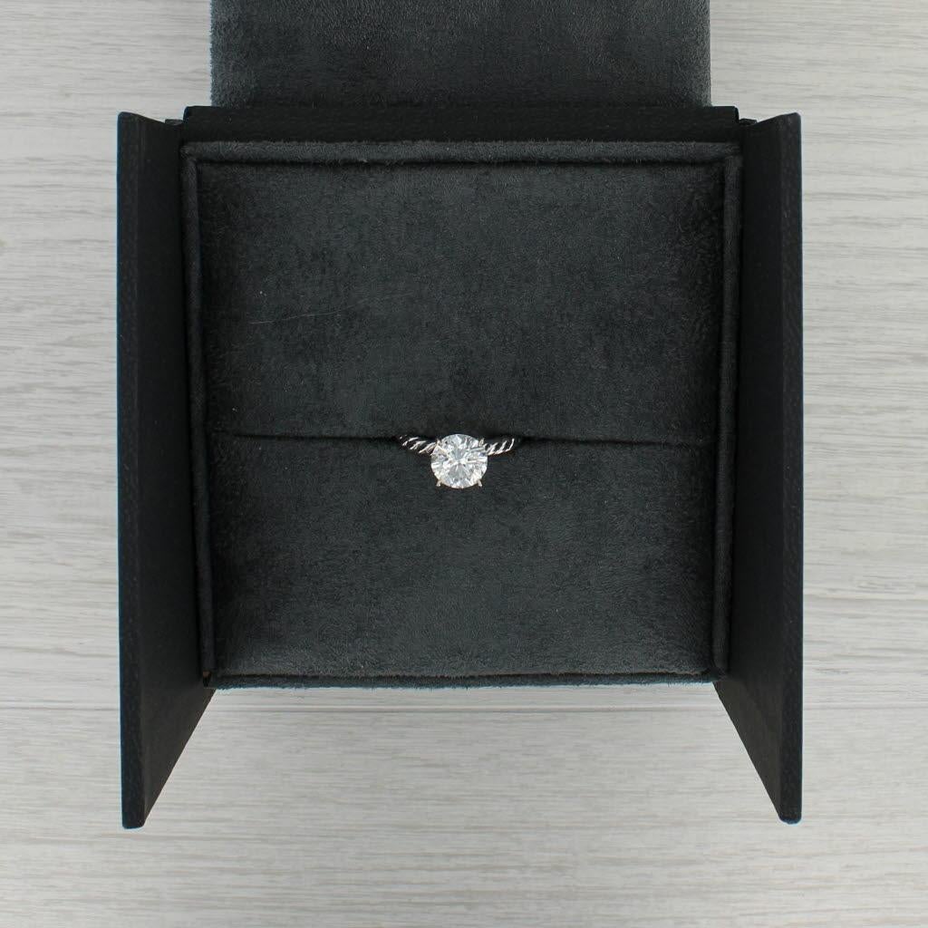 2,53 Karat Diamant Solitär Verlobungsring 950 Platin David Yurman Box GIA 4