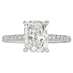 2.53ct Elongated Cushion Cut Diamond Engagement Ring