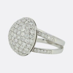 2.54 Carat Diamond Bombe Ring