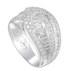 2.54 Carat Diamond Wedding Ring in 18 Karat Gold