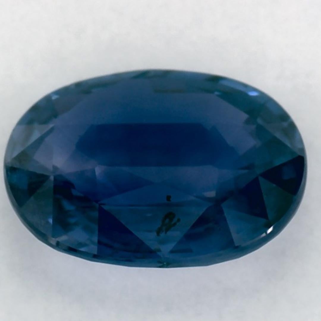 2.54 Karat Blauer Saphir Oval Loser Edelstein im Zustand „Neu“ im Angebot in Fort Lee, NJ