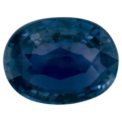 2.54 Ct Blue Sapphire Oval Loose Gemstone