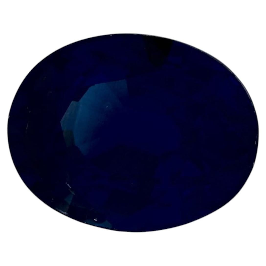 2.54 Ct Blue Sapphire Oval Loose Gemstone