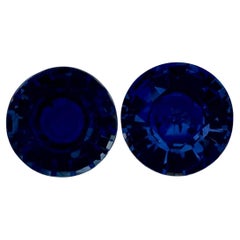 2.54 Ct Blue Sapphire Round Loose Gemstone