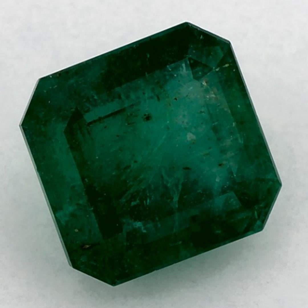 2.54 qt Esmeralda talla octágono Gema suelta Corte octogonal en venta