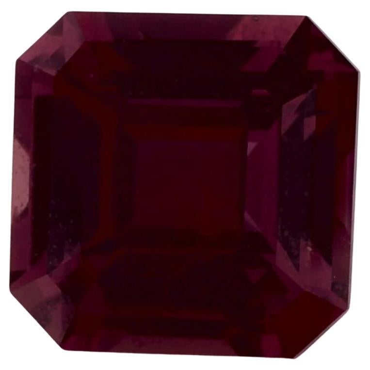 2.54 Ct Pink Sapphire Asscher Loose Gemstone