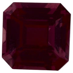 2.54 Ct Pink Sapphire Asscher Loose Gemstone (pierre de taille)