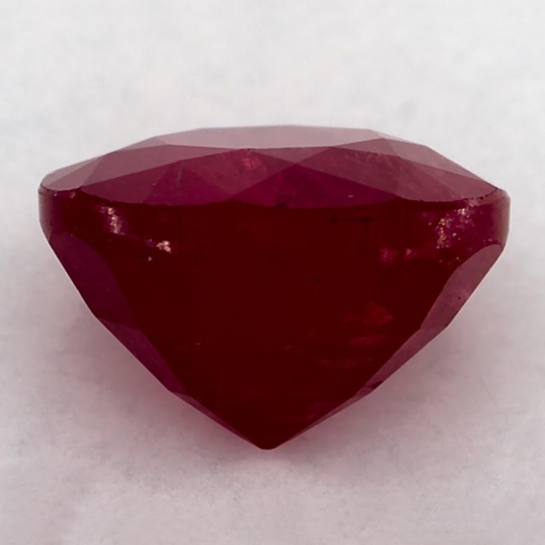 2.54 Ct Ruby Round Loose Gemstone (pierre précieuse en vrac) Neuf à Fort Lee, NJ