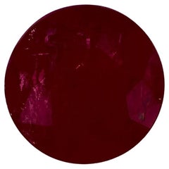 2.54 Ct Ruby Round Loose Gemstone (pierre précieuse en vrac)