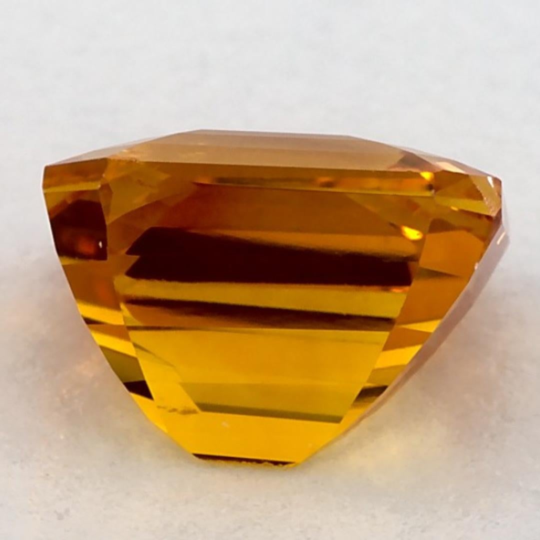 2.54 carati di zaffiro giallo ottagonale sciolto In condizioni Nuovo in vendita a Fort Lee, NJ