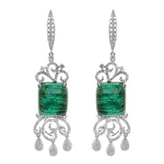 25,45 Carati Greene & Greene Greene Sugarloaf 1,78 Carati Orecchino con diamante a penzoloni