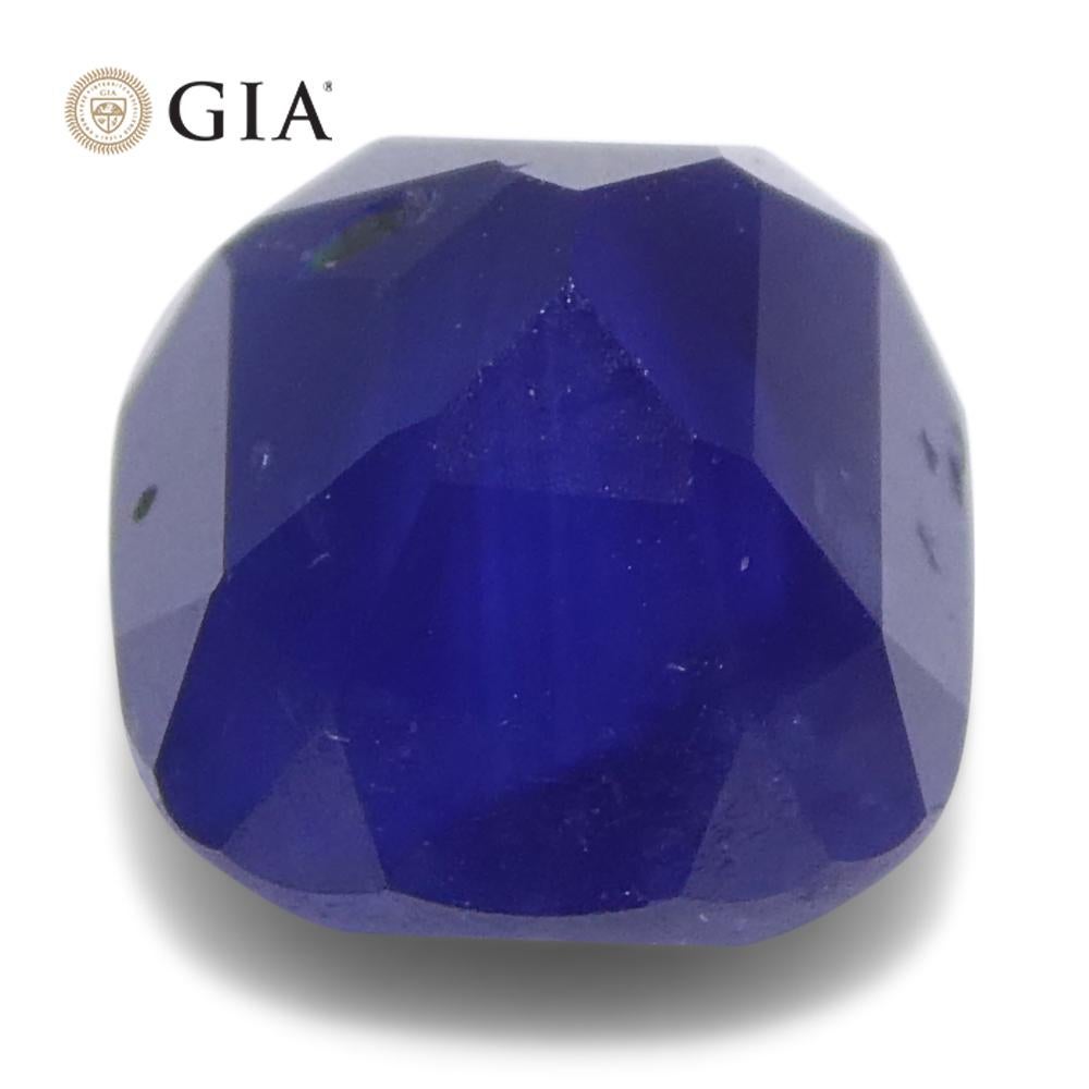 2.54ct Cushion Blue Sapphire GIA Certified Madagascar For Sale 5