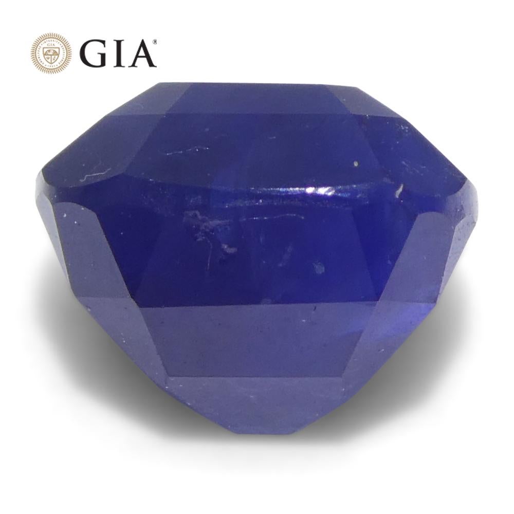 2.54ct Cushion Blue Sapphire GIA Certified Madagascar For Sale 3