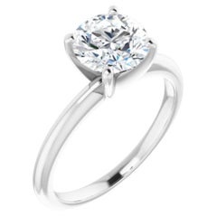 2.54 Carat G.I.A. Certified Round Brilliant Engagement Ring, SI1