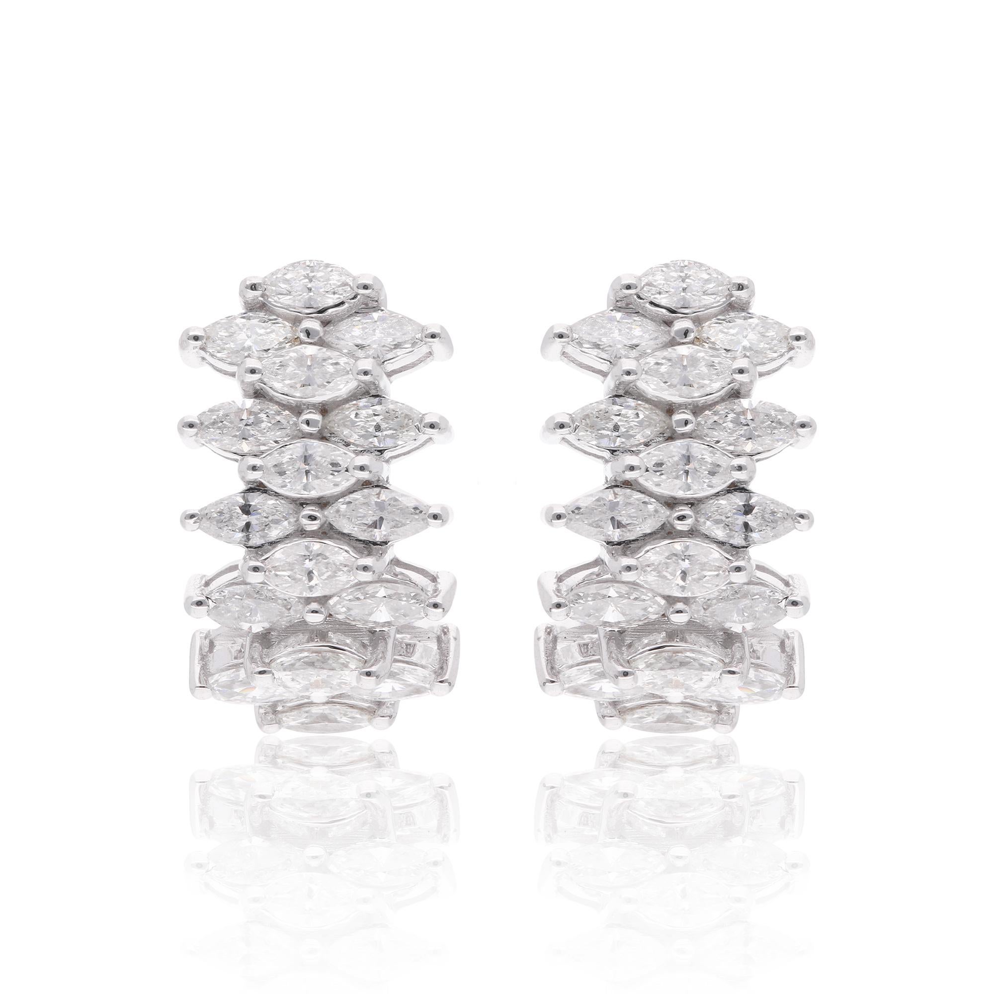 Complete your look for a glamorous evening in this gorgeous White Gold Earrings studded with Diamond. This will go well with all of your dresses and are attention seeking.

✧✧Welcome To Our Shop Spectrum Jewels India✧✧

