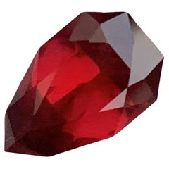 2.55 Carat Natural Faceted Red Rhodolite Garnet Tear Shape For Jewelry Making