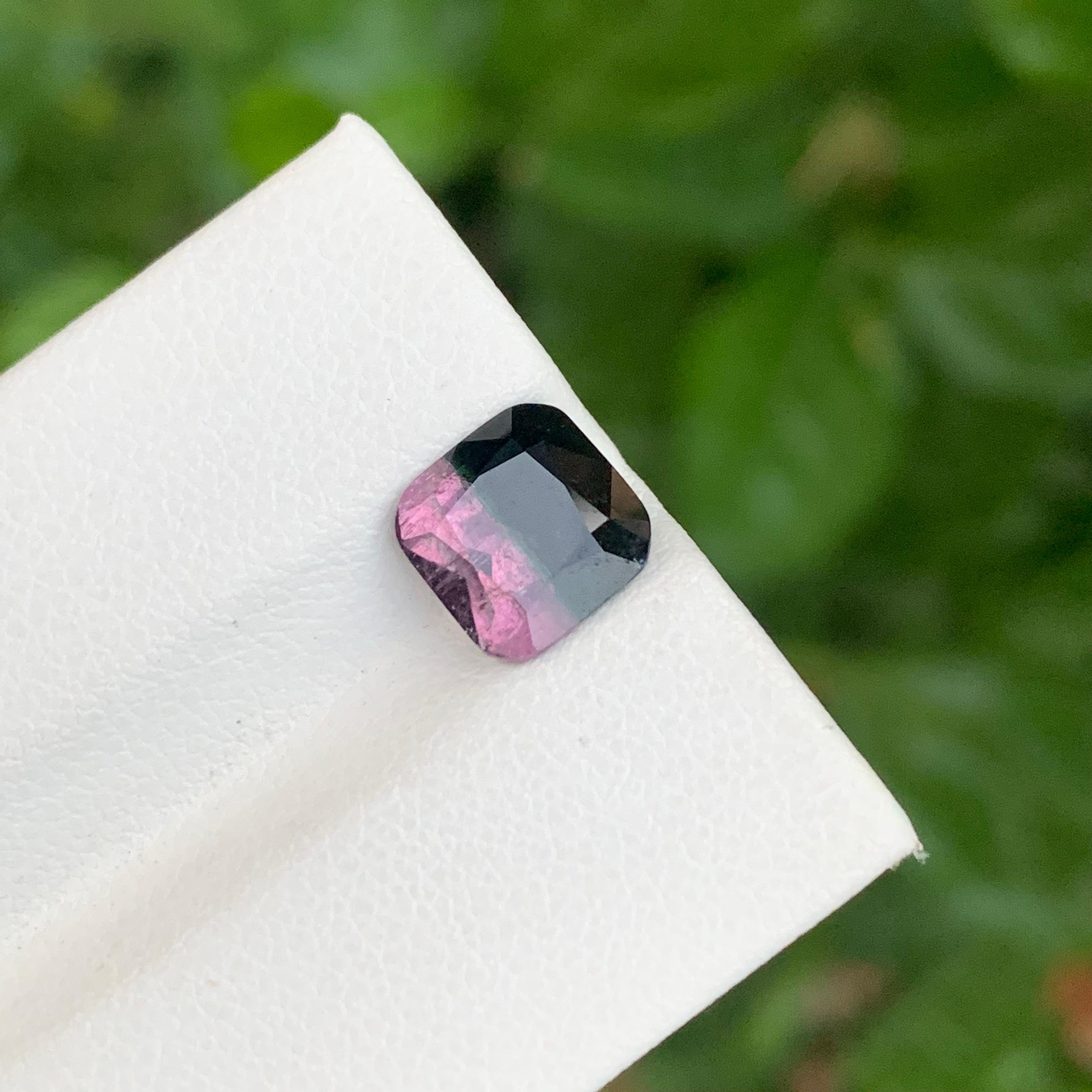 2,55 quilates de turmalina bicolor natural suelta en forma de cojín para anillo en venta 4