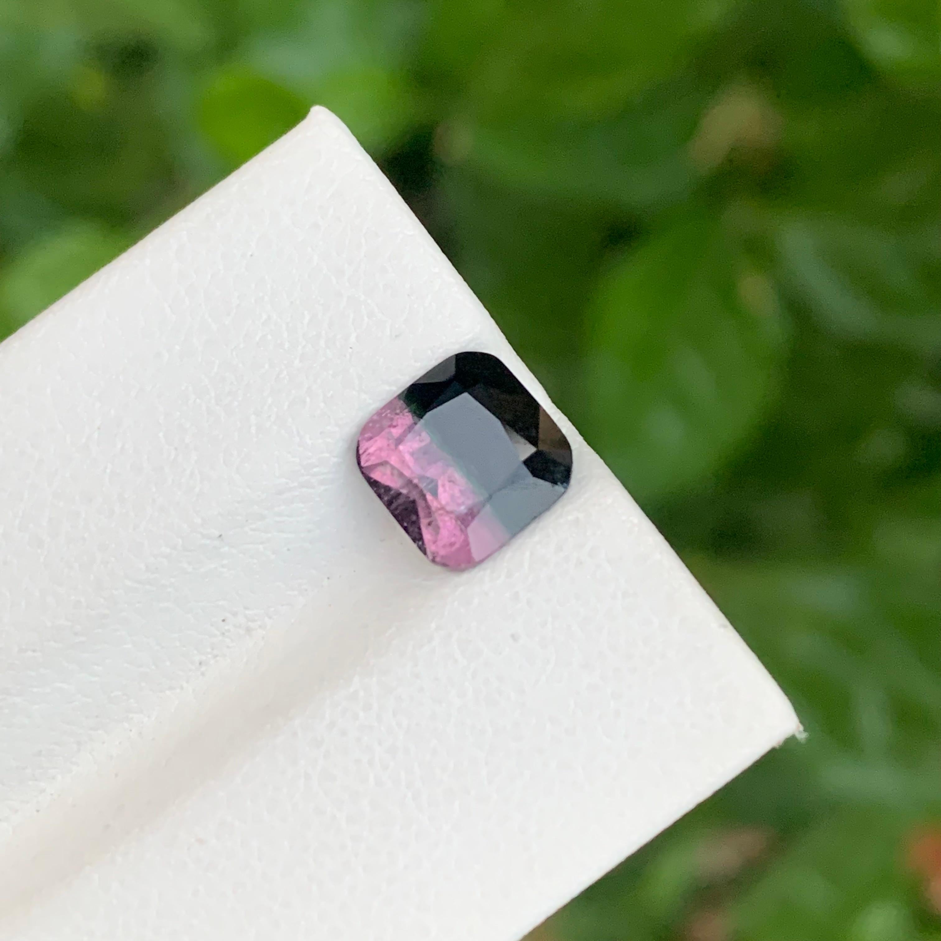 2,55 quilates de turmalina bicolor natural suelta en forma de cojín para anillo en venta 5