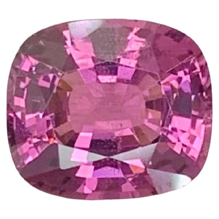 2,55 Carati di Spinello Rosa Purpureo Naturale Sciolto Pietra Gemma Birmana Taglio Cuscino