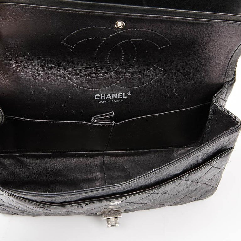 2.55 CHANEL Metallic Gray Bag at 1stDibs