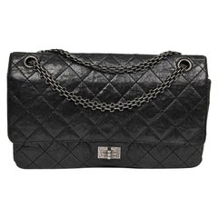 2.55 CHANEL Metallic Gray Bag