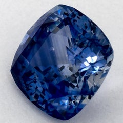 2.55 Ct Blue Sapphire Cushion Loose Gemstone (pierre précieuse en vrac)