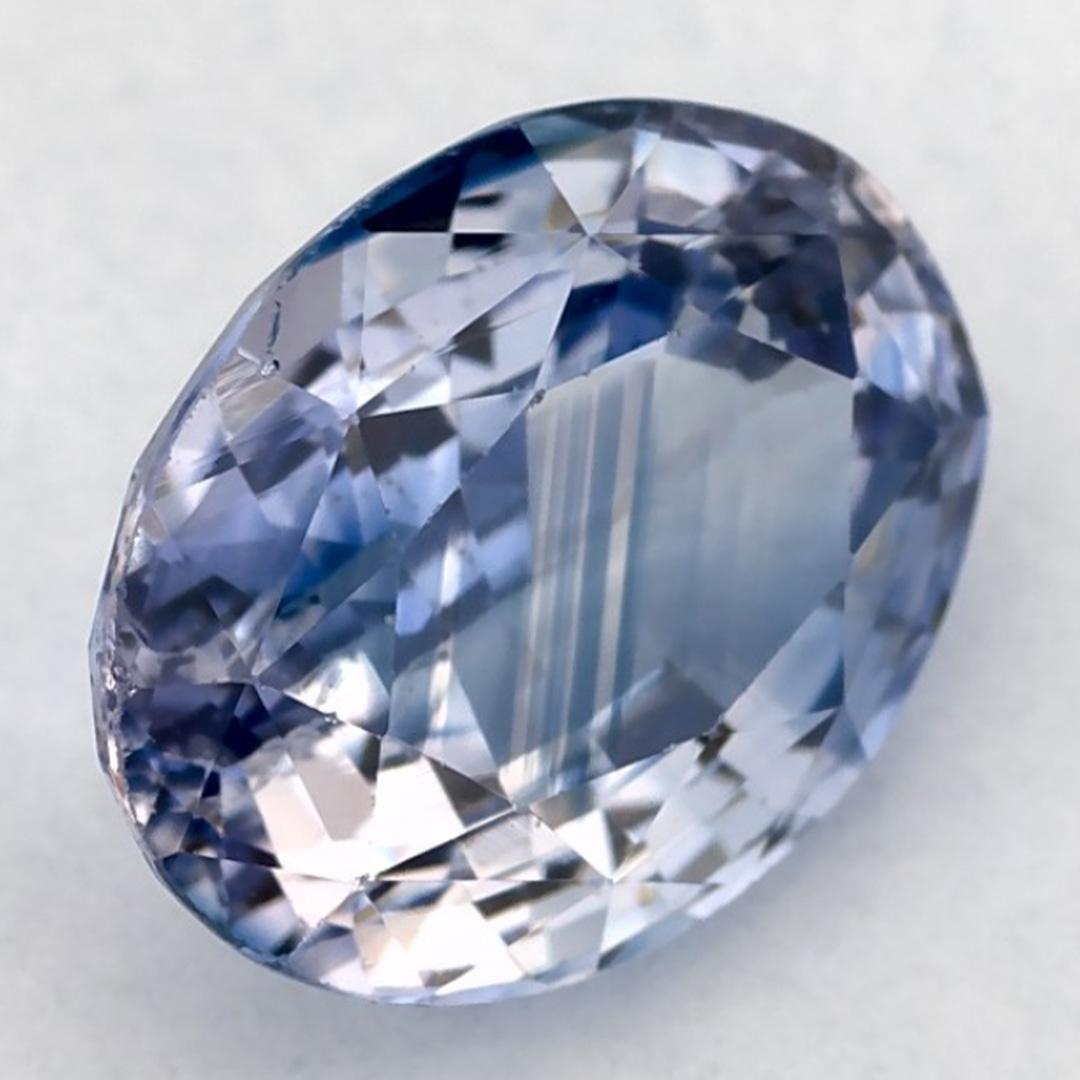 2.55 Karat Blauer Saphir Oval Loser Edelstein (Ovalschliff) im Angebot