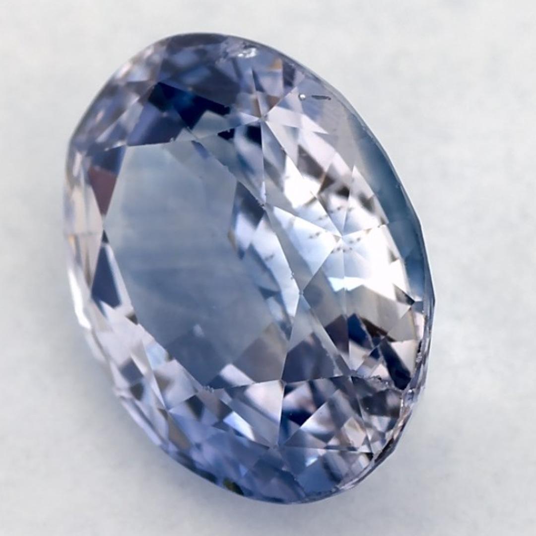 2.55 Karat Blauer Saphir Oval Loser Edelstein Damen im Angebot