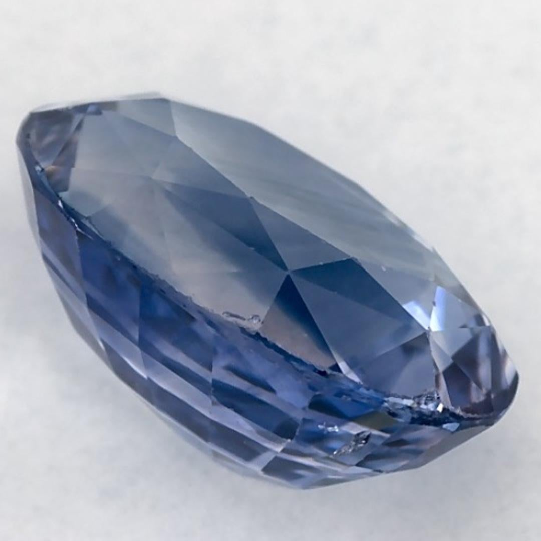 2.55 Karat Blauer Saphir Oval Loser Edelstein im Angebot 1