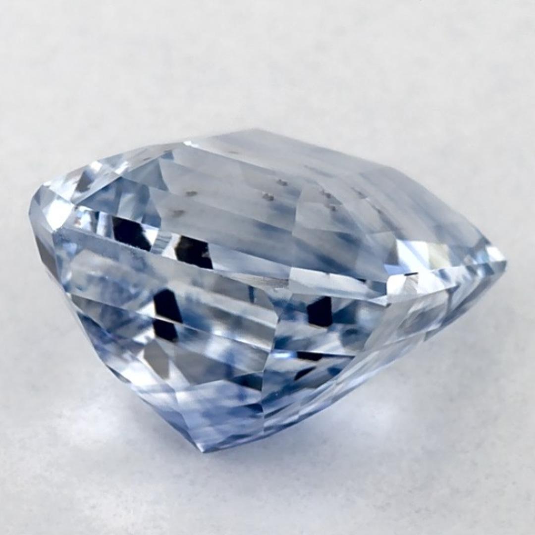 Pierre précieuse taille radiant saphir bleu 2.55 carats en vente 1
