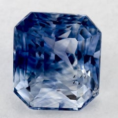 2.55 Ct Blue Sapphire Radiant Loose Gemstone