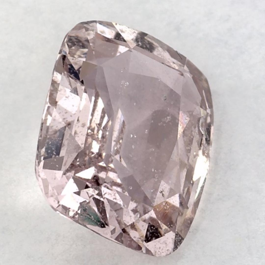 2.55 carati di zaffiro rosa a cuscino, gemma sciolta in vendita 2