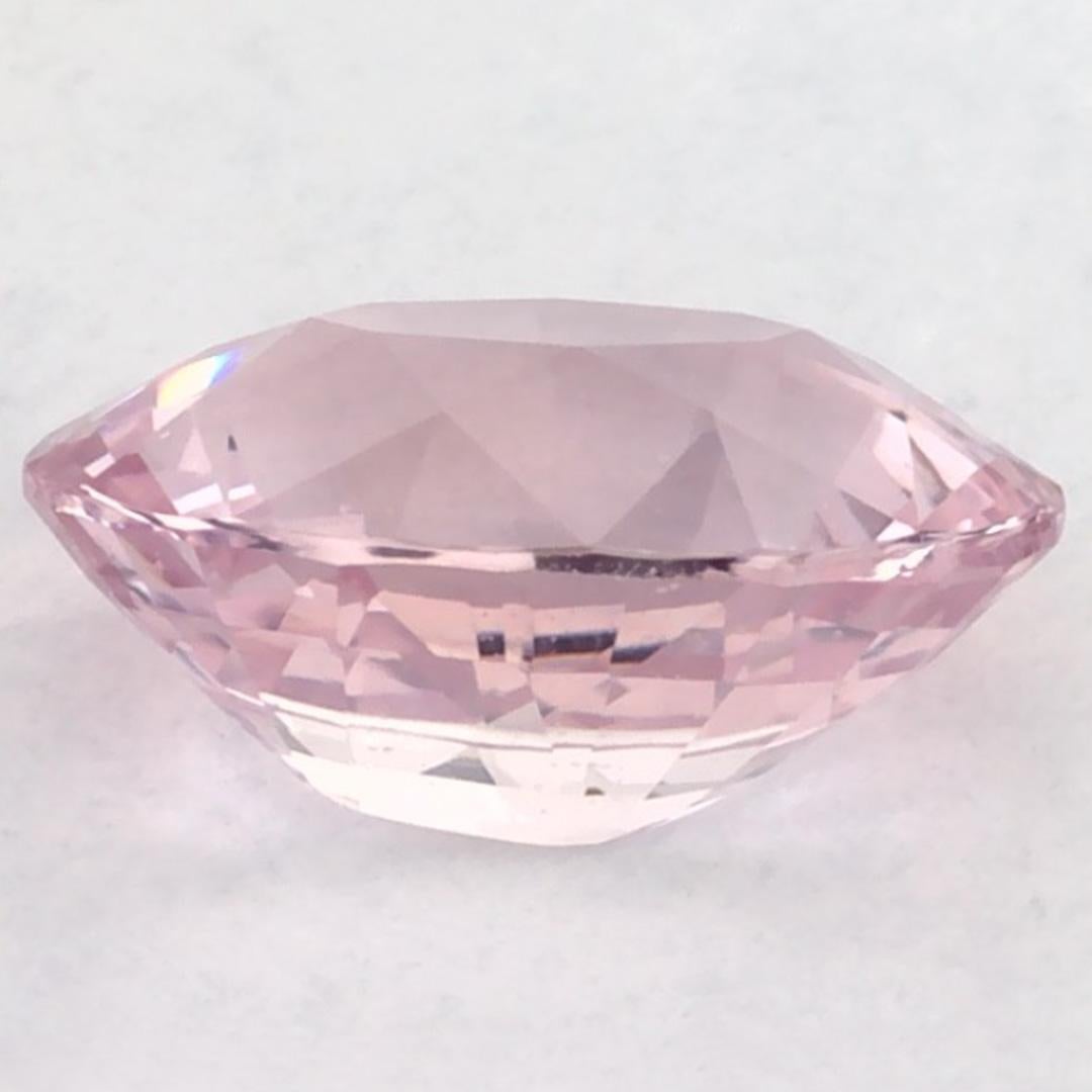 2.55 carati di zaffiro rosa ovale sfuso In condizioni Nuovo in vendita a Fort Lee, NJ