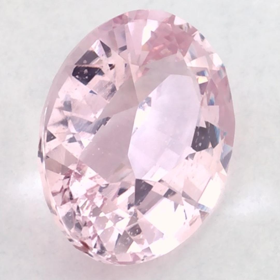2.55 carati di zaffiro rosa ovale sfuso in vendita 2