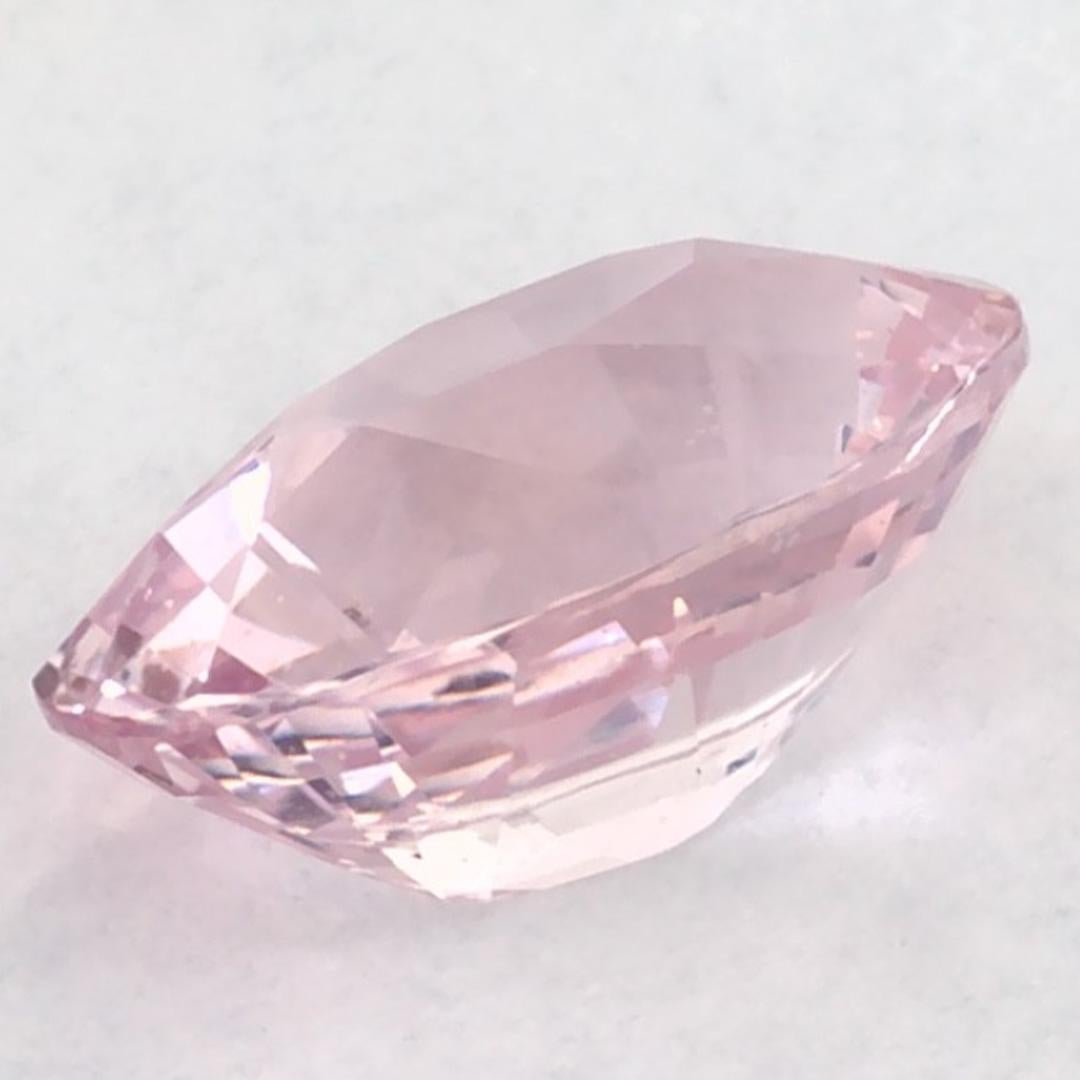 2.55 carati di zaffiro rosa ovale sfuso in vendita 3