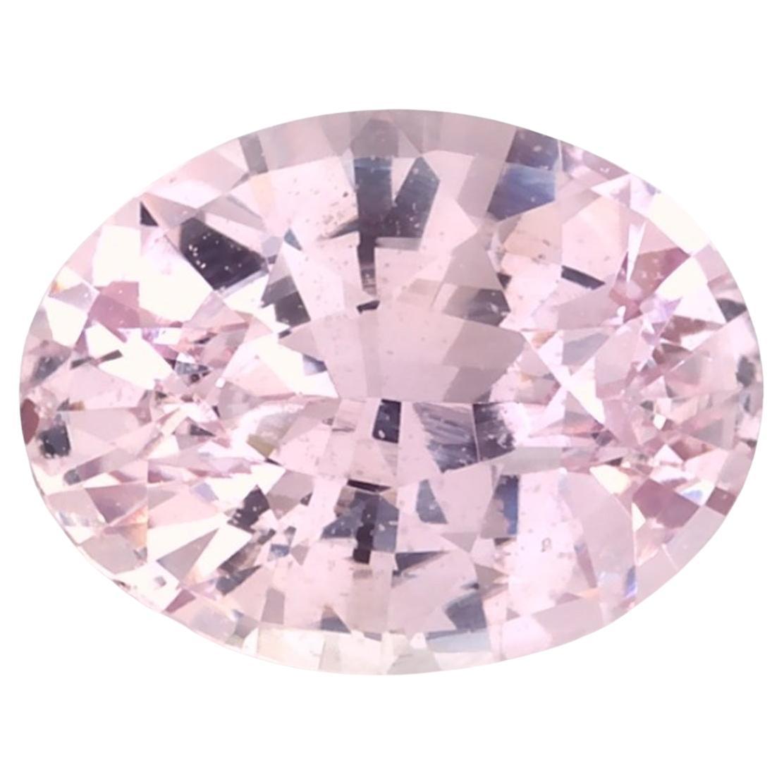 2.55 carati di zaffiro rosa ovale sfuso