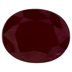 2.55 Ct Ruby Oval Loose Gemstone (pierre précieuse en vrac)