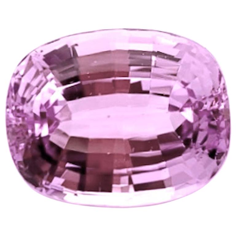 25.50 ct. Peony Kunzite Cushion, Unset Loose Pendant Enhancer Collector Gemstone