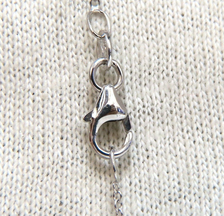 2.55 Carat Natural Spinel Diamond Horseshoe Necklace 14 Karat For Sale ...