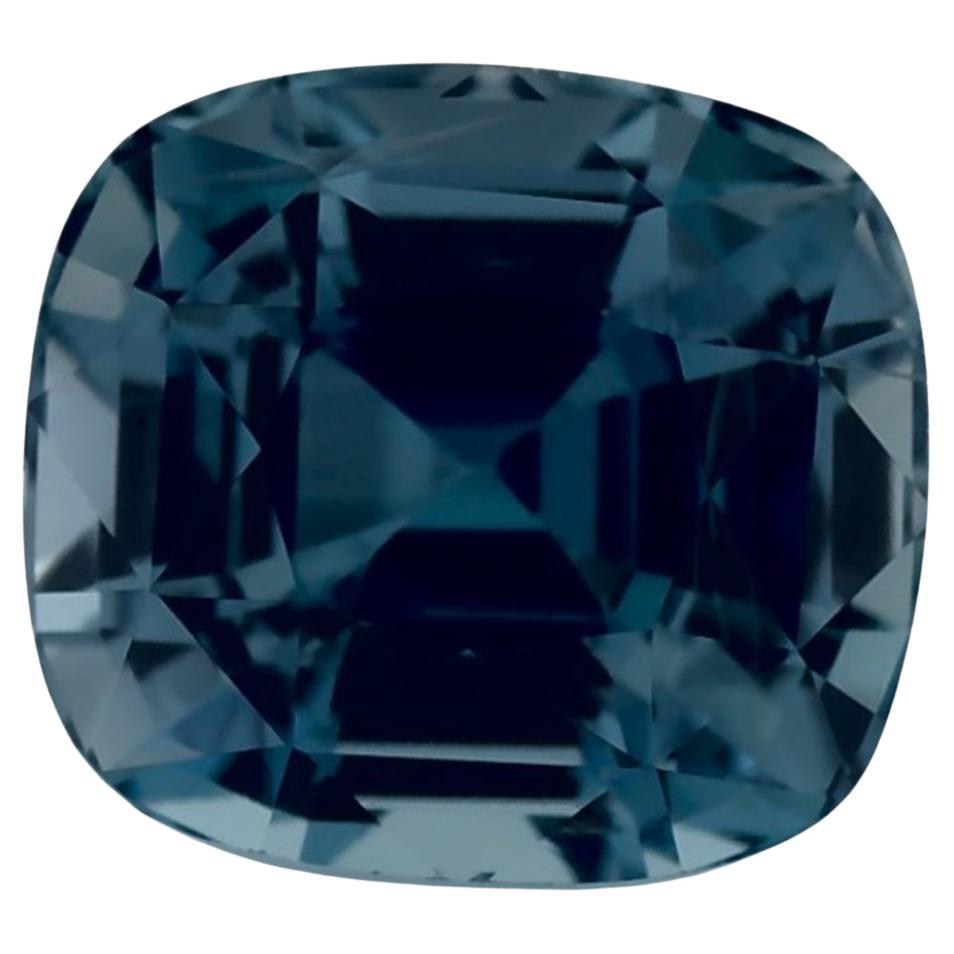 2.56 Ct Blue Sapphire Cushion Loose Gemstone