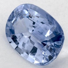 2.56 Ct Blue Sapphire Oval Loose Gemstone