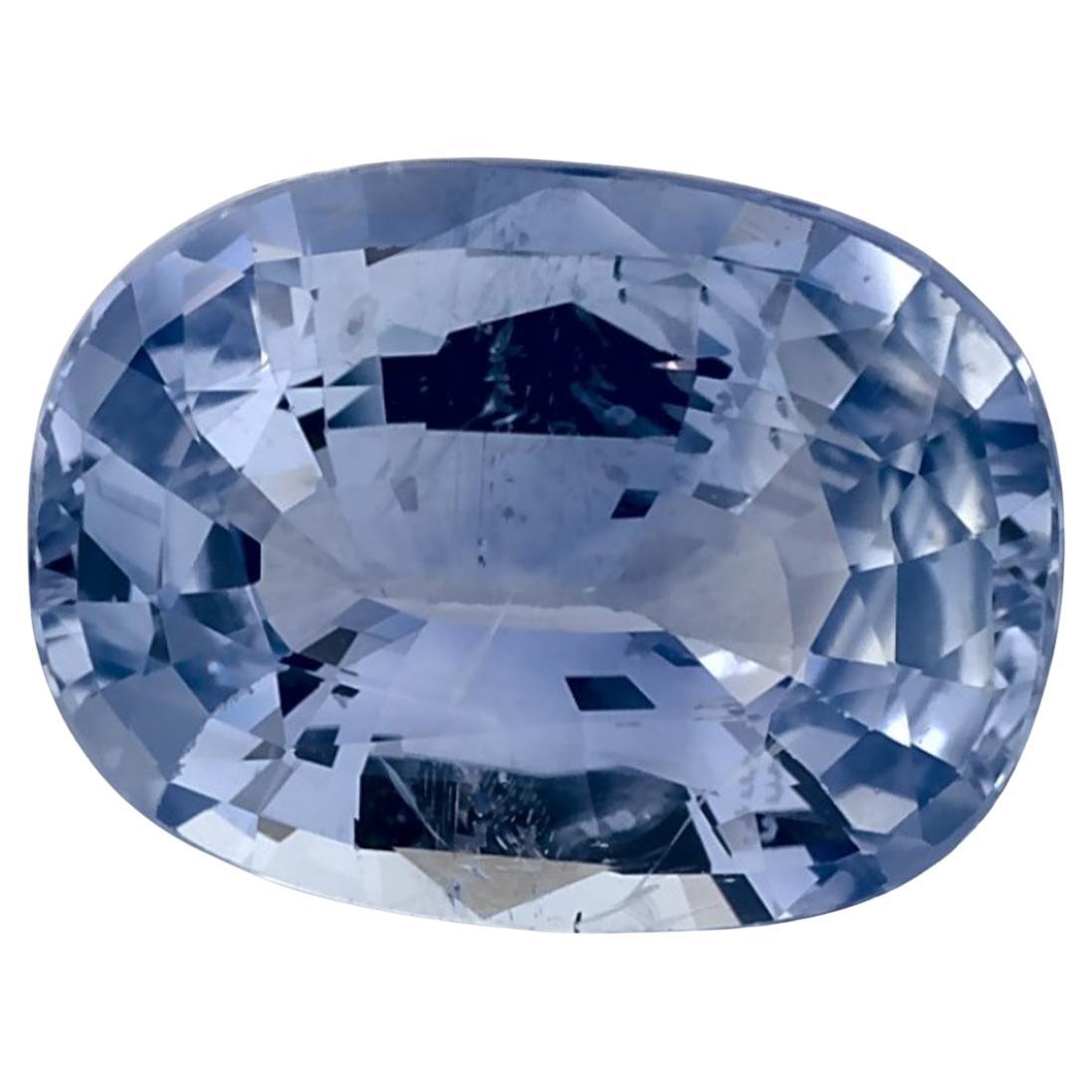 2.56 Ct Blue Sapphire Oval Loose Gemstone For Sale