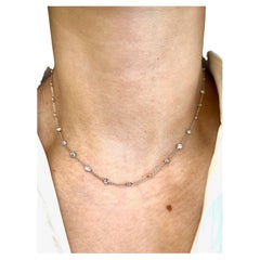 2.56 ct Diamond By Yard Necklace