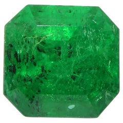 2.56ct Octagonal/Emerald Green Emerald GIA Certified Colombia