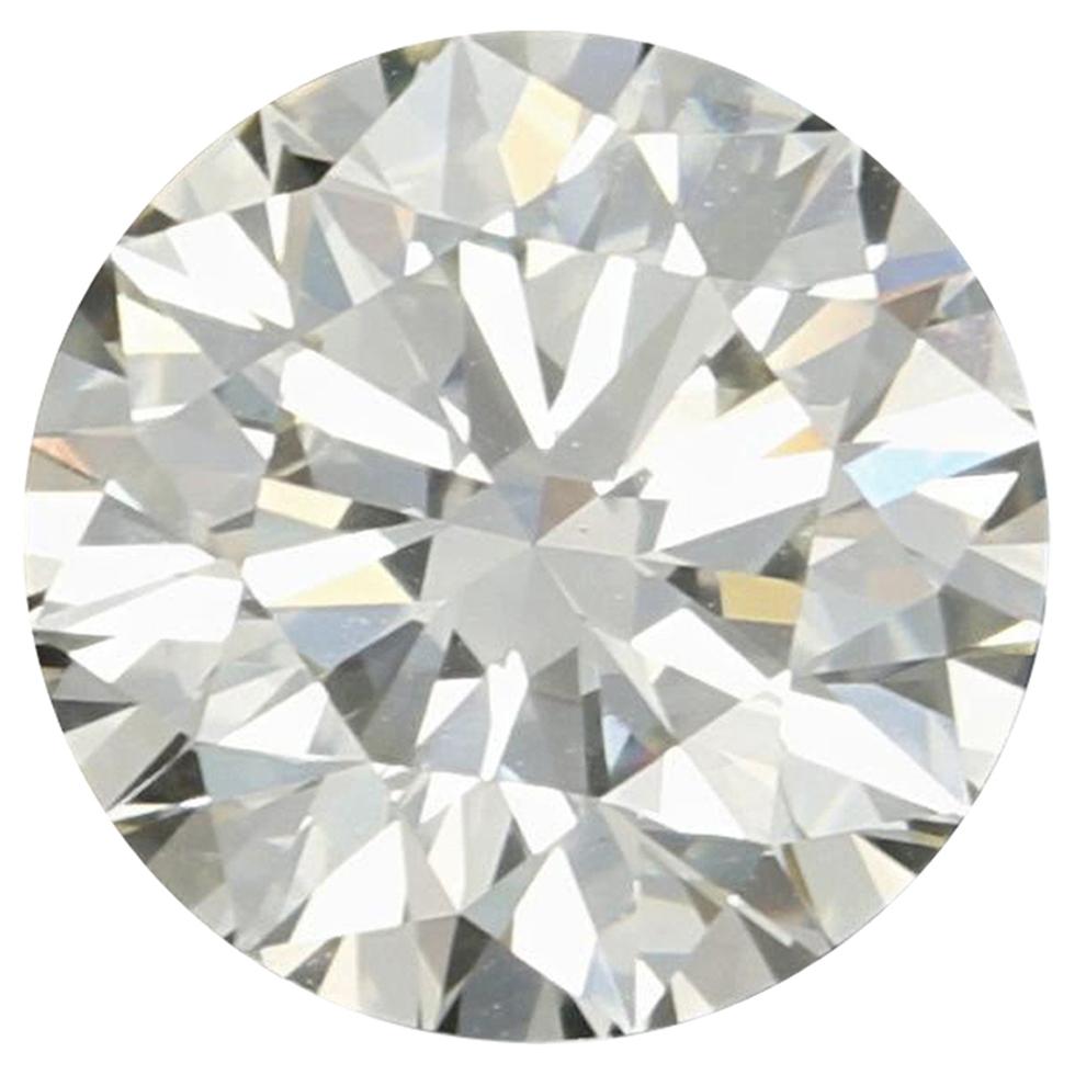 2.57 Carat Loose Diamond Round Brilliant Cut GIA Graded Excellent VVS2 Solitaire